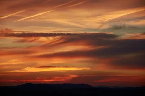 A beautiful sunset Stock Photos