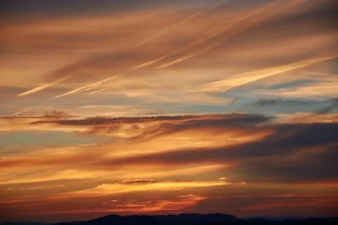 A beautiful sunset Stock Photos