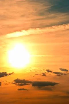 Beautiful sunset Stock Photos