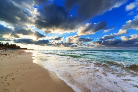 Beautiful sunset Stock Photos
