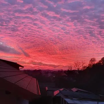 Beautiful sunset Stock Photos