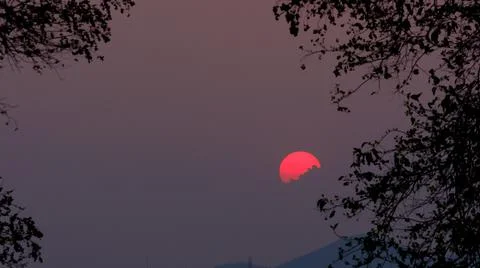 Beautiful sunset Stock Photos