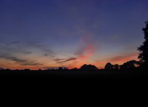 A beautiful sunset Stock Photos