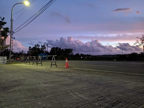 Beautiful sunset Stock Photos