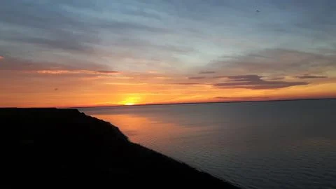 Beautiful sunset Stock Photos