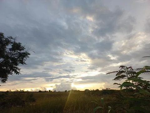 Beautiful sunset Stock-Fotos