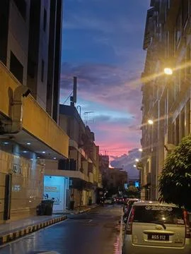 Beautiful sunset Foto stock