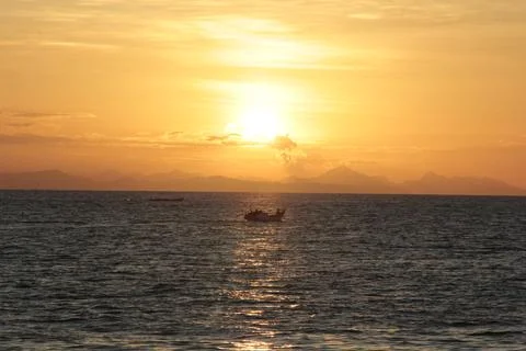 Beautiful sunset Foto stock