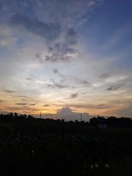 Beautiful sunset Foto stock