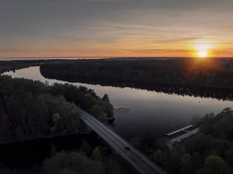 Beautiful sunset Foto stock