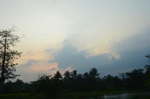 Beautiful of sunset Stock Photos