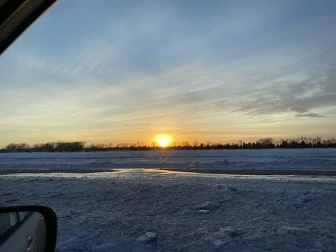 Beautiful sunset 스톡 사진