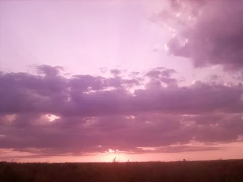 Beautiful sunset Foto stock