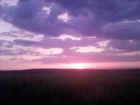 Beautiful sunset Stock Photos