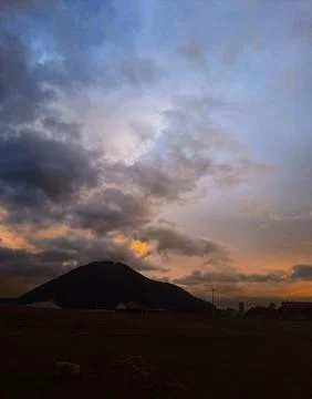 Beautiful sunset Stock Photos