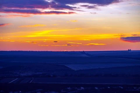 A beautiful sunset Stock Photos