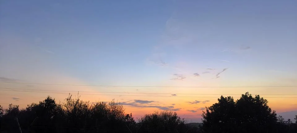 Beautiful sunset 스톡 사진