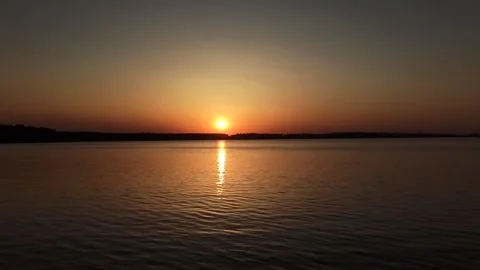 Beautiful sunset on the pier in the evening Stock Footage 221325310