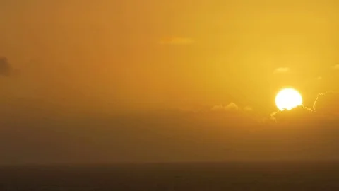 Beautiful sunset in the sea Stock Footage 77803892