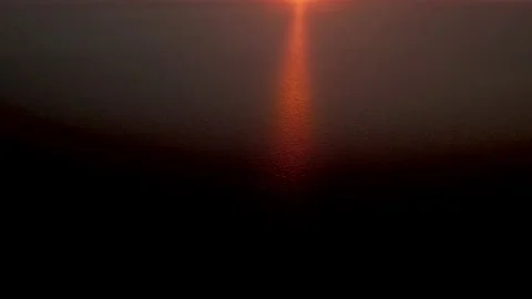 Beautiful sunset by the sea Stock Footage 206629622