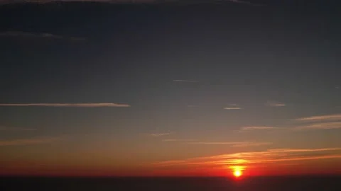 Beautiful sunset by the sea Stock Footage 206629875