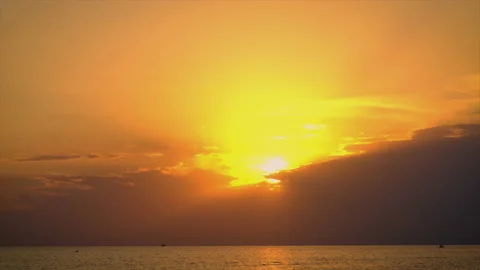 Beautiful sunset at the sea. Selective focus. Stock Footage 161960931