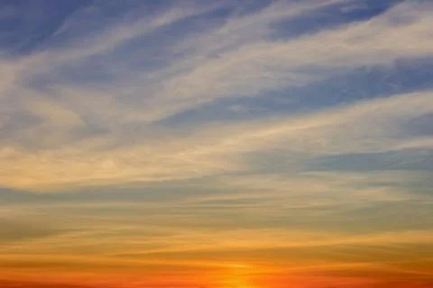 Beautiful Sunset sky abstract background Photos