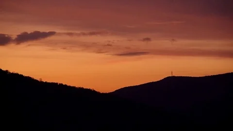 Beautiful sunset sky and clouds Stock Footage 83846493