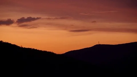 Beautiful sunset sky and clouds Stock Footage 83846575
