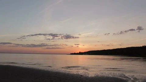 Beautiful Sunset Sky on the Beach Vidéo 53039843