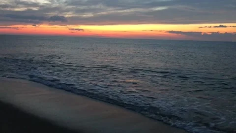 BEAUTIFUL SUNSET SKY- CAPE COD MA. Stock Footage 130729412