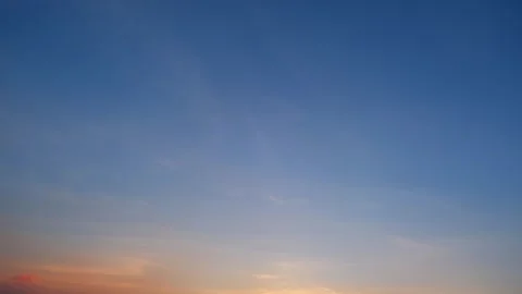 Beautiful sunset sky with clouds in Time-lapse video. Stock Footage 260591467