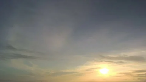 Beautiful sunset sky Stock Footage 76316624