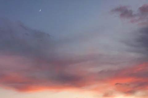 Beautiful sunset sky Stock Photos