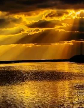 Beautiful sunset sky Stock Photos