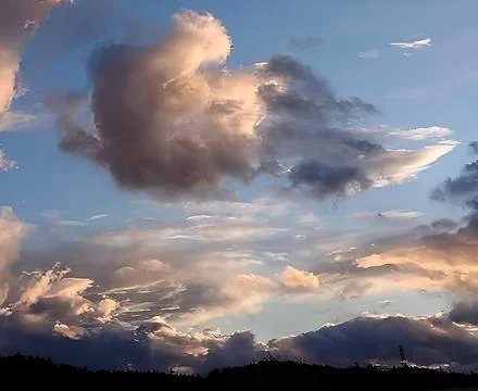 Beautiful sunset sky Foto stock