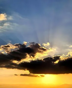 Beautiful sunset sky Foto stock