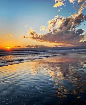 Beautiful sunset sky Stock Photos