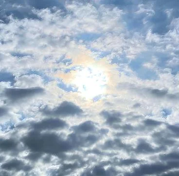 Beautiful sunset sky Stock Photos