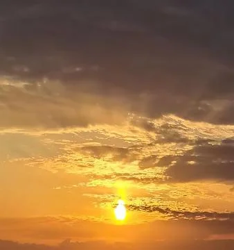 Beautiful sunset sky Stock Photos