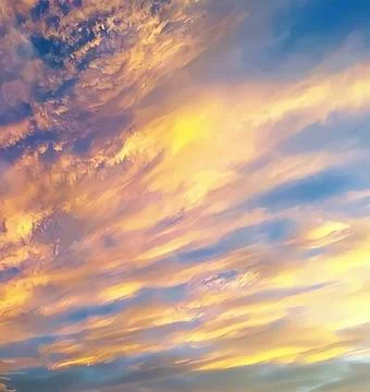 Beautiful sunset sky Foto stock