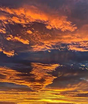 Beautiful sunset sky Foto stock