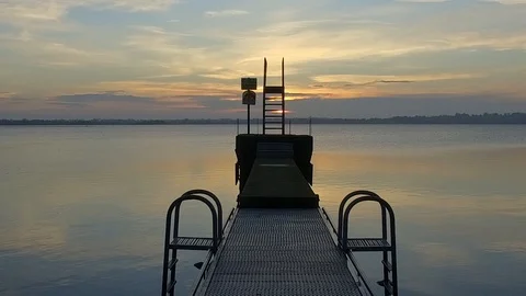 Beautiful sunset in slow motion 스톡 동영상 108690083