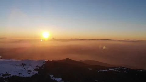 Beautiful Sunset In The Summer Stock Footage 105460623