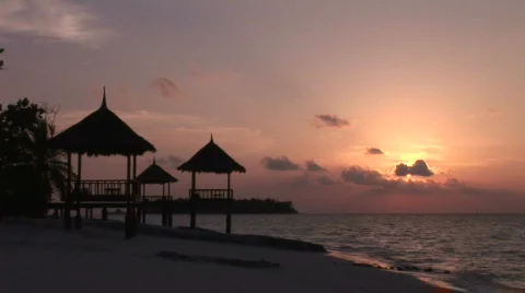 Beautiful Sunset TIME LAPSE Video stock 481464