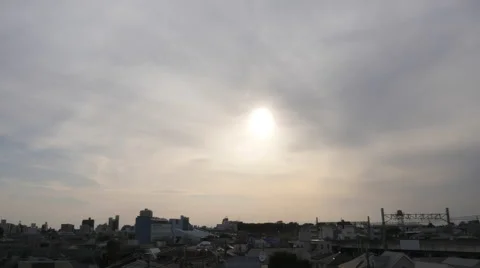 Beautiful sunset time lapse Stock Footage 50124425