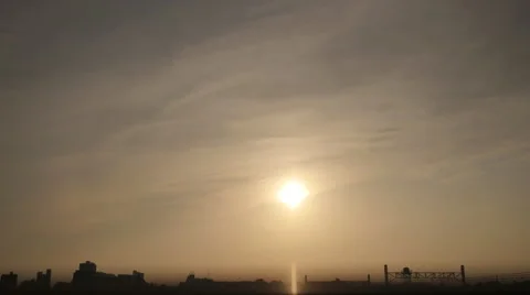 Beautiful sunset time lapse Stock Footage 50124546