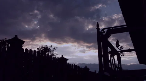 Beautiful sunset, time-lapse Видео 51034078