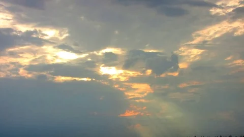 Beautiful sunset, time-lapse Video stock 70690951