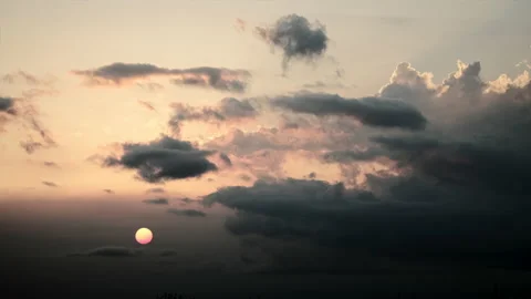 Beautiful sunset time-lapse in India Stock Footage 159901508